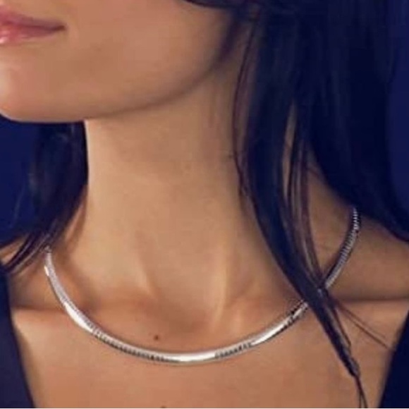 6mm 20” 925 sterling silver omega necklace, unused ,unworn, brand new - Picture 3 of 4